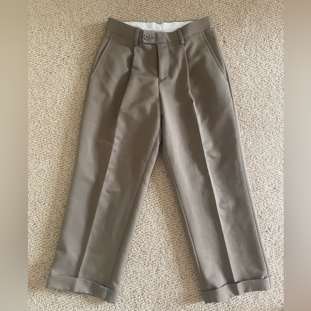 Nautica, boys formal pants, tan